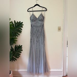 Beaded sexy gown